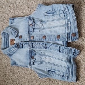 American eagle jean vest